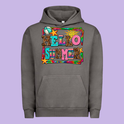 Hello Summer Urban Hoodie Designed By Adodesignshop