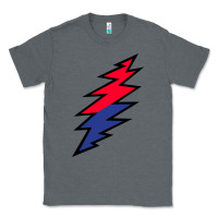Charcoal Heather Lazy Lightning Bolt Classic Tee - InspiraDesign