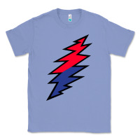Colony Blue Lazy Lightning Bolt Classic Tee - InspiraDesign
