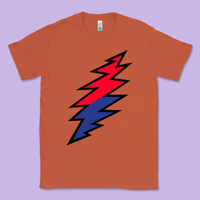 Lazy Lightning Bolt Classic Tee Designed By Inspiradesign