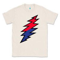 Natural Lazy Lightning Bolt Classic Tee - InspiraDesign