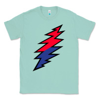 Seafoam Lazy Lightning Bolt Classic Tee - InspiraDesign