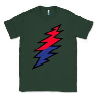 Sports Green Lazy Lightning Bolt Classic Tee - InspiraDesign