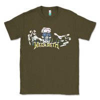 Army Green Megadeath caught Classic Tee - InspiraDesign