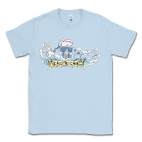 Dusty Blue Megadeath caught Classic Tee - InspiraDesign