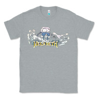 Heather Grey Megadeath caught Classic Tee - InspiraDesign