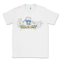 White Megadeath caught Classic Tee - InspiraDesign