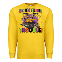 Lemon kids halloween hubble bubble here comes trouble Premium Sweatshirt - BarkalooDesign