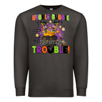 Smoke kids halloween hubble bubble here comes trouble Premium Sweatshirt - BarkalooDesign