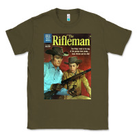 Army Green The Rifleman Retro Western Classic Tee - ArtChic