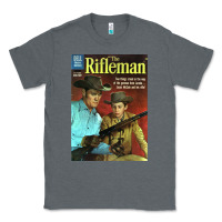 Charcoal Heather The Rifleman Retro Western Classic Tee - ArtChic