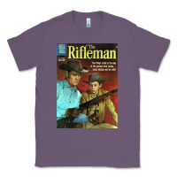 Lavender The Rifleman Retro Western Classic Tee - ArtChic