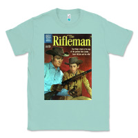 Seafoam The Rifleman Retro Western Classic Tee - ArtChic