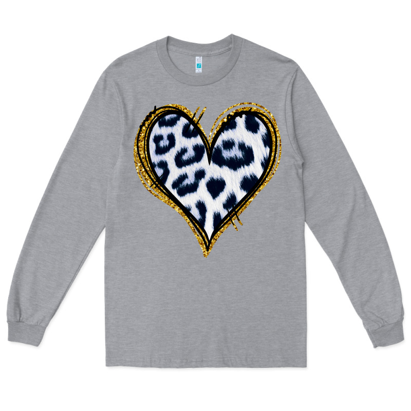 Dalmatians Heart Gold Glitter Long Sleeve Tee by Jasminsmagicworld | Teevron