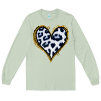 Matcha Dalmatians Heart Gold Glitter Long Sleeve Tee - Jasminsmagicworld