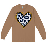 Toasted Coconut Dalmatians Heart Gold Glitter Long Sleeve Tee - Jasminsmagicworld