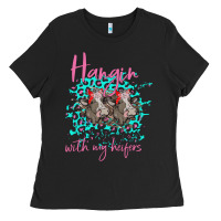 Black Hangin With My Heifers Ladies Tee - Bettercallsaul