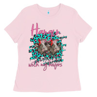 Bubblegum Pink Hangin With My Heifers Ladies Tee - Bettercallsaul