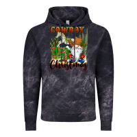 Cloud Black cowboy christmas gnome Vintage Hoodie - CowGirlArtShop