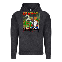 Vintage Black cowboy christmas gnome Vintage Hoodie - CowGirlArtShop