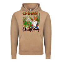 Vintage Coffee cowboy christmas gnome Vintage Hoodie - CowGirlArtShop
