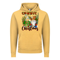 Vintage Mustard cowboy christmas gnome Vintage Hoodie - CowGirlArtShop