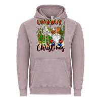 Vintage Zinc cowboy christmas gnome Vintage Hoodie - CowGirlArtShop