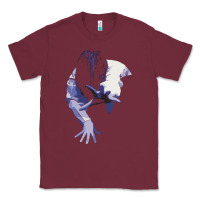 Burgundy sadako 1 Classic Tee - ArtChic