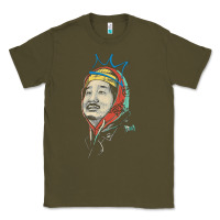 Army Green animated bobby lee tiger belly Classic Tee - ArtChic