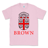 Bubblegum Pink brown university Classic Tee - ArtChic