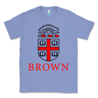 Colony Blue brown university Classic Tee - ArtChic