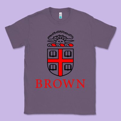 Brown University Classic Tee Designed By Artchic