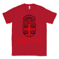 Red brown university Classic Tee - ArtChic