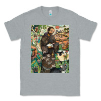 Heather Grey saint francis Classic Tee - ArtChic