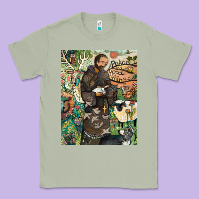 Saint Francis Classic Tee Designed By Artchic