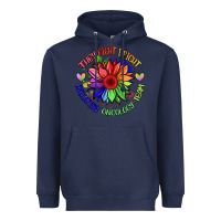 Navy oncology team sunflower Heavyweight Hoodie - BarkalooDesign