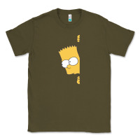 Army Green simpsons Classic Tee - ArtChic