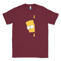 Burgundy simpsons Classic Tee - ArtChic