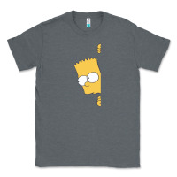 Charcoal Heather simpsons Classic Tee - ArtChic