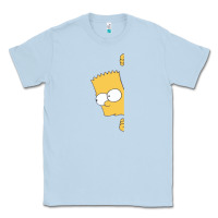 Dusty Blue simpsons Classic Tee - ArtChic