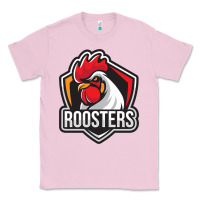 Bubblegum Pink rooster art Classic Tee - ArtChic
