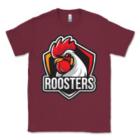 Burgundy rooster art Classic Tee - ArtChic