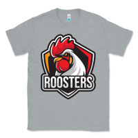 Heather Grey rooster art Classic Tee - ArtChic
