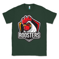 Sports Green rooster art Classic Tee - ArtChic