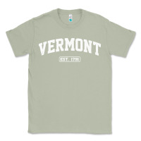 Matcha vermont vintage state athletic style pullover hoodie Classic Tee - ArtChic
