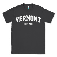 Smoke vermont vintage state athletic style pullover hoodie Classic Tee - ArtChic
