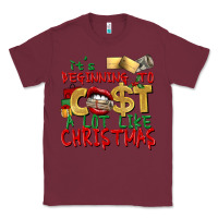 Burgundy It's beginning to cost a lot like Christmas Classic Tee - NancyCooperArtShop