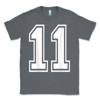 Charcoal Heather number 11 shirt sports player number back of shirt Classic Tee - ArtChic