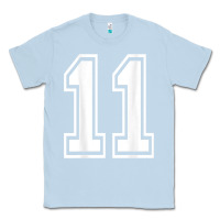 Dusty Blue number 11 shirt sports player number back of shirt Classic Tee - ArtChic