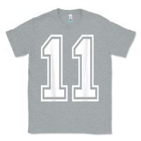 Heather Grey number 11 shirt sports player number back of shirt Classic Tee - ArtChic